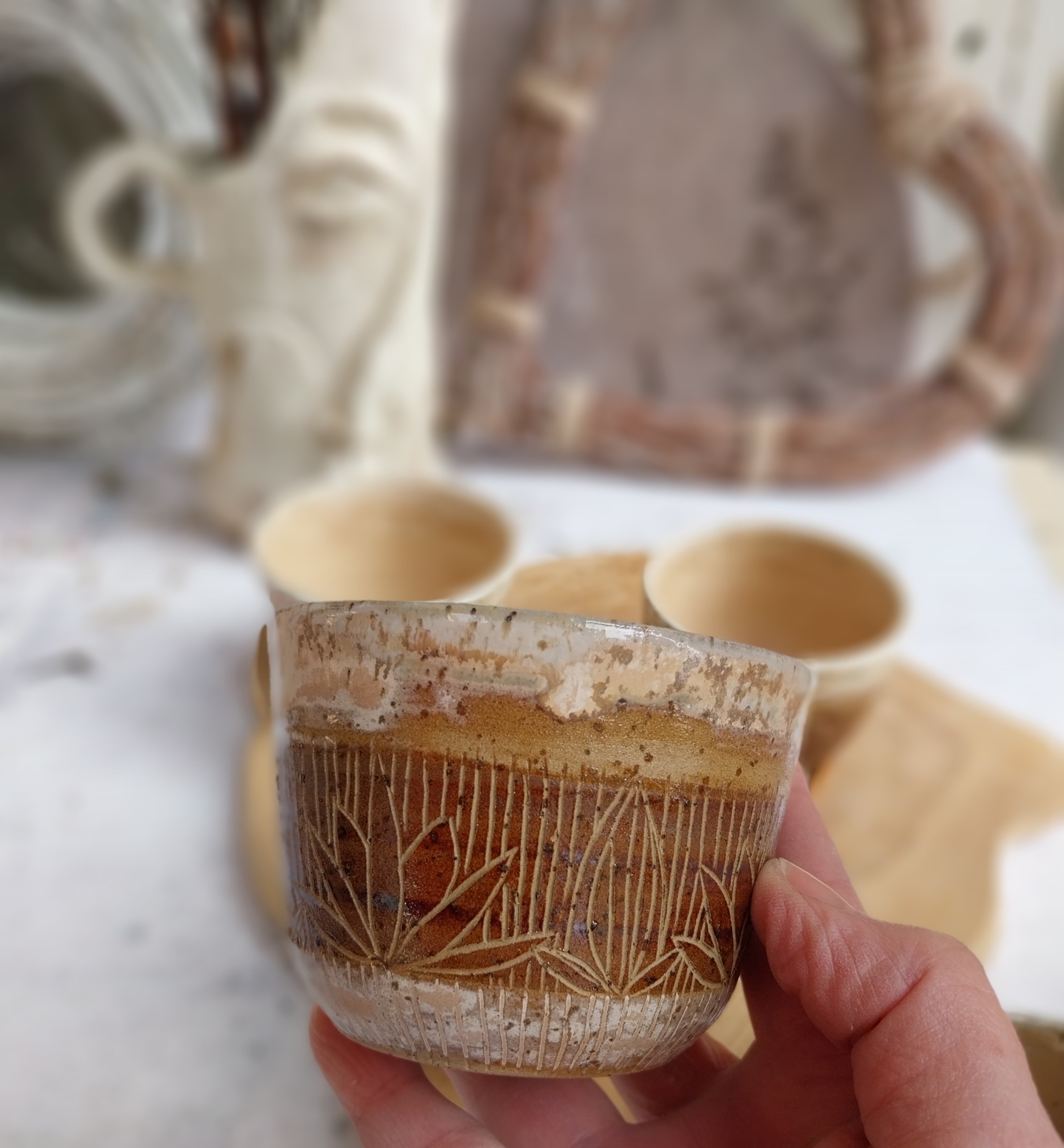 Vésett marokcsésze 3.